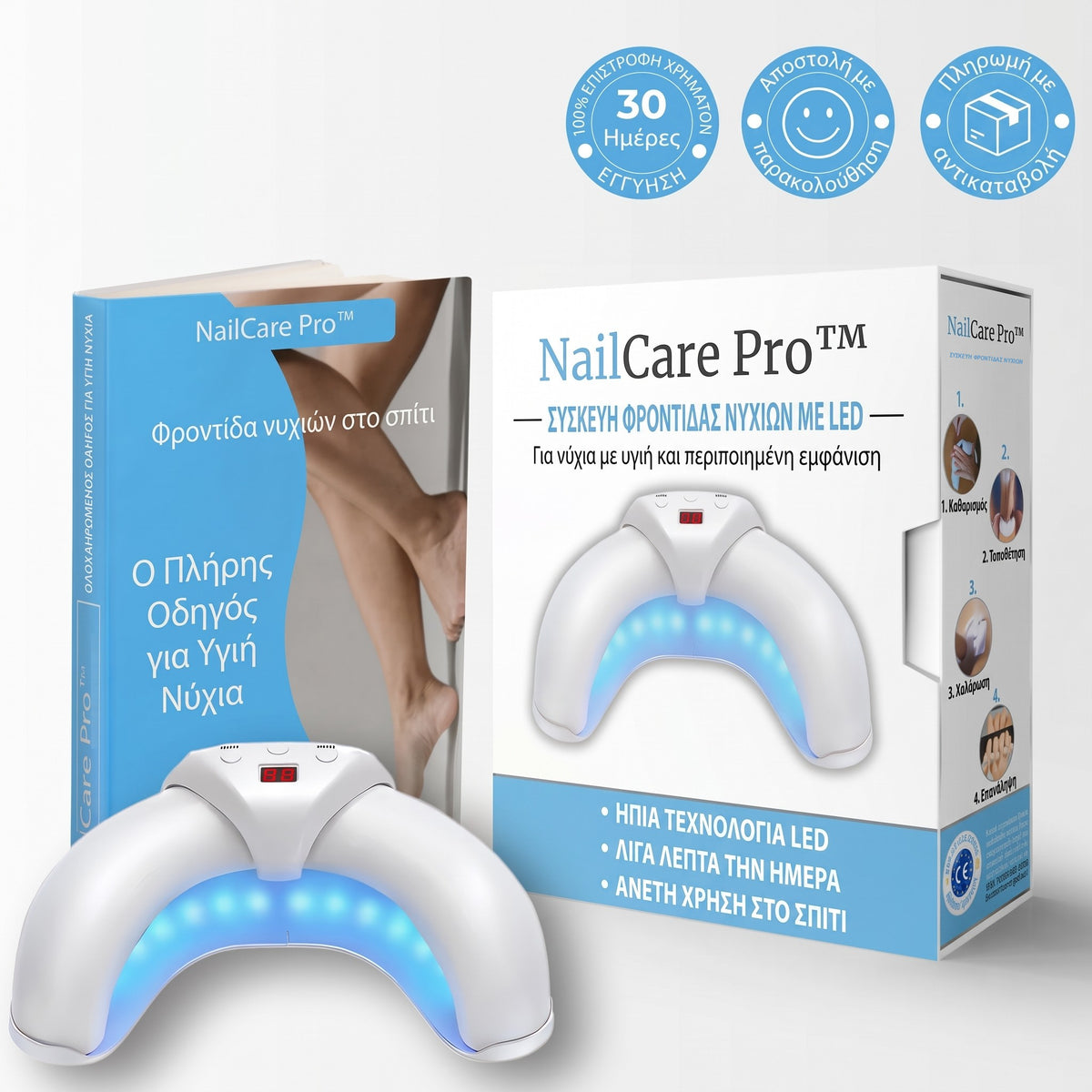 NailCare Pro - συσκευή φροντίδας νυχιών με LED